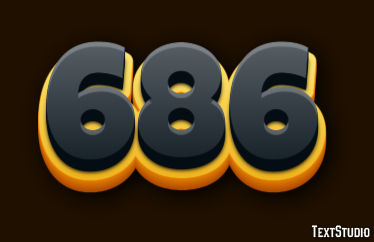 686 Text Effect