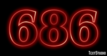 686 Text Effect