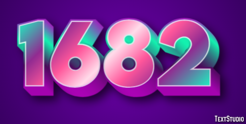 1682 Текстовый эффект