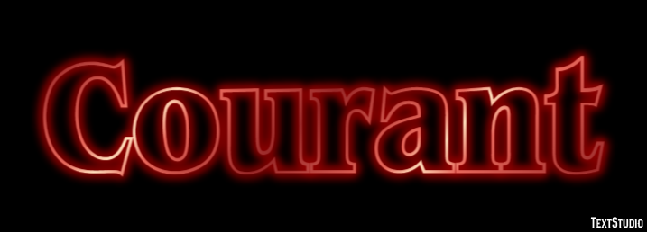 Courant Effet de texte