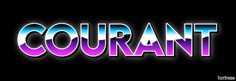 Courant Texteffekt