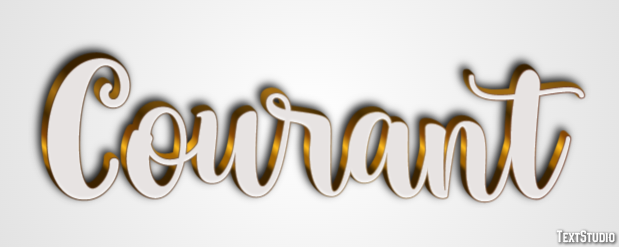 Courant Effet de Texte