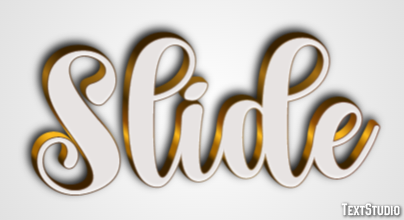 Slide Text Effect