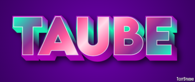 Taube Efecto de texto