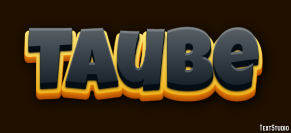 Taube Texteffekt