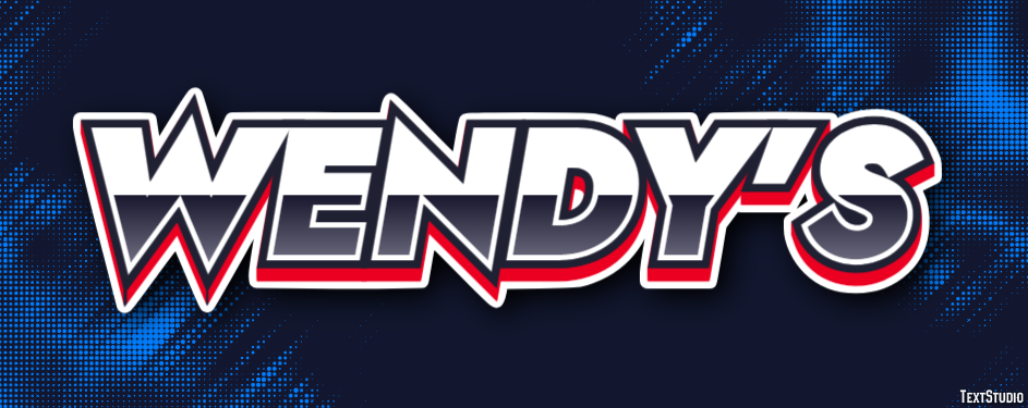 Wendy’s Text effect