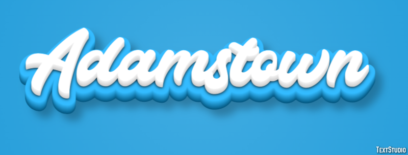 Adamstown Effetto testo