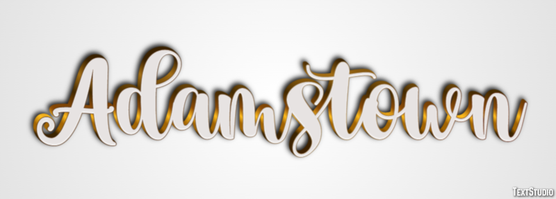 Adamstown Effetto testo
