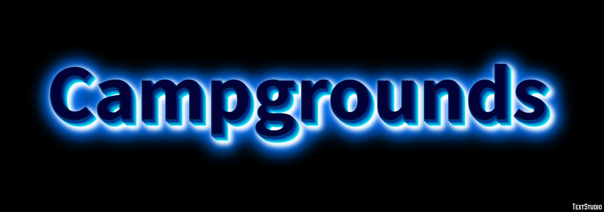 Campgrounds Effet de texte