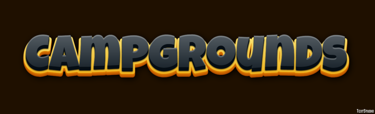 Campgrounds Эффект текста