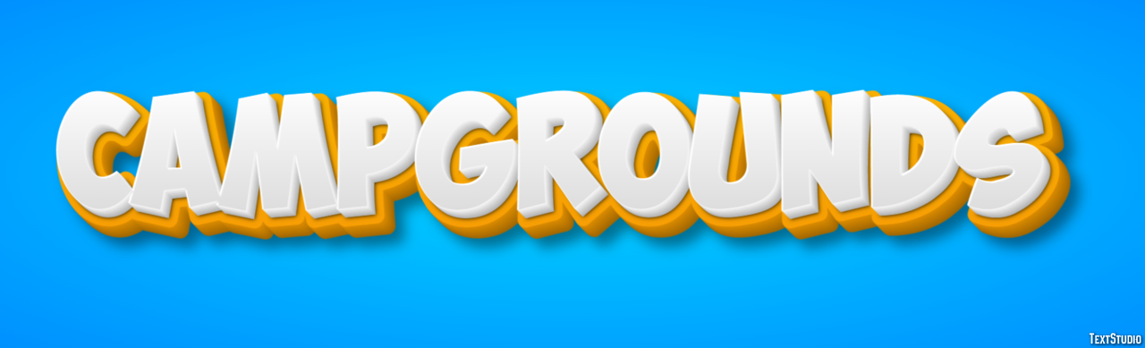 Campgrounds Effet de texte
