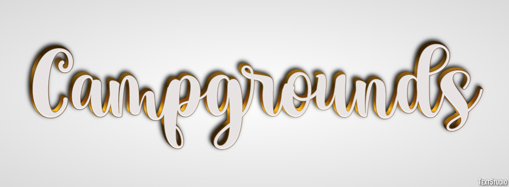Campgrounds Effet de texte