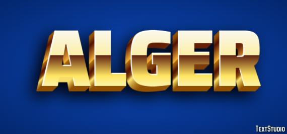 Alger Text effect