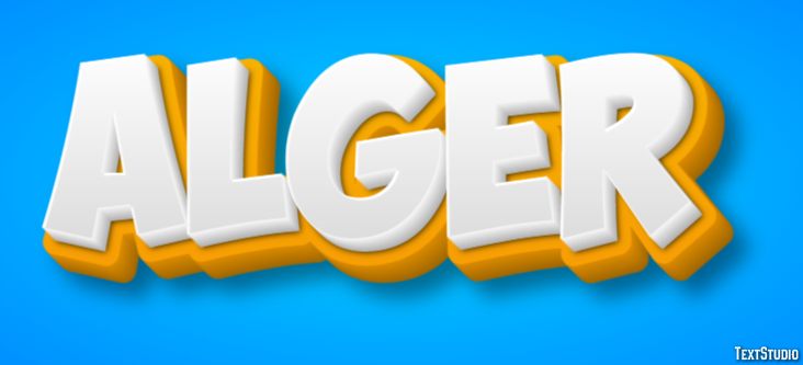 Alger Text Effect