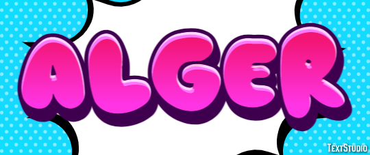 Alger Text effect