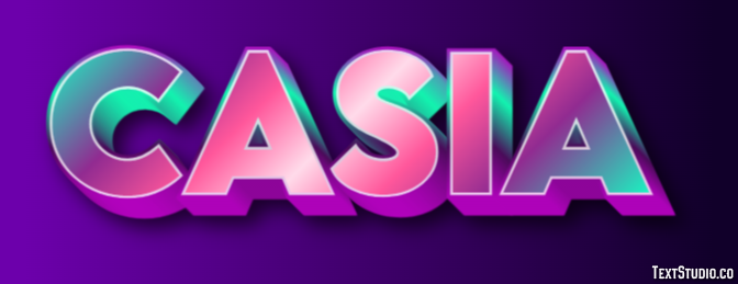 Casia Efecto de Texto