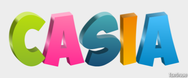 Casia Efecto de Texto