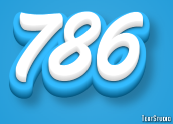 786 Text Effect