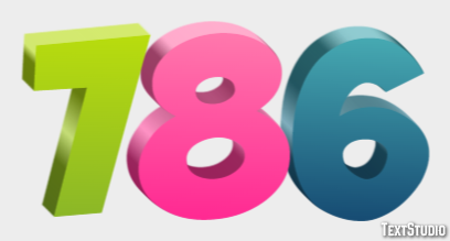 786 Text Effect