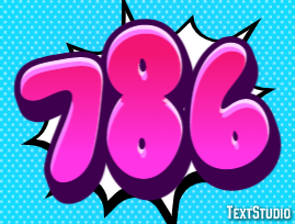 786 Text Effect