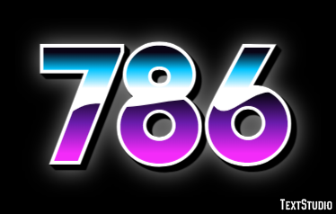 786 Text Effect
