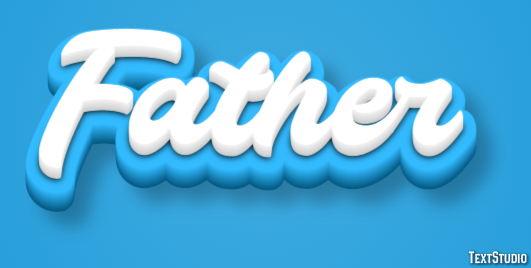Father Text Effect
