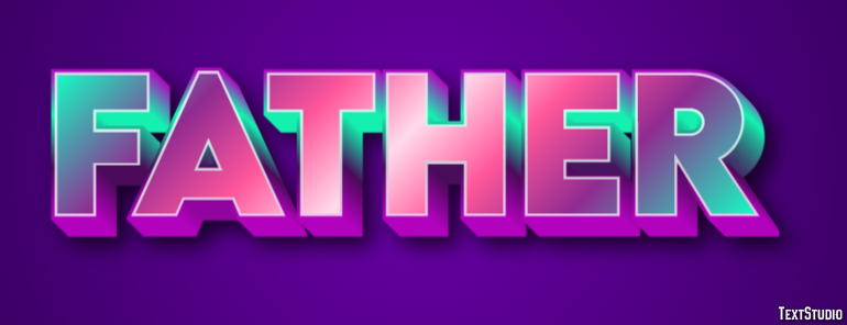 Father Text Effect