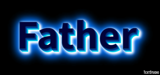 Father Text Effect