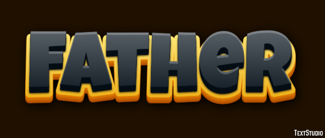 Father Text Effect