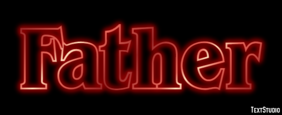 Father Text Effect