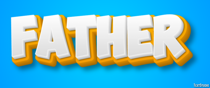 Father Text Effect