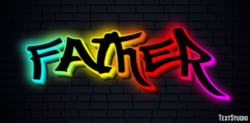 Father Text Effect