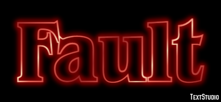 Fault Text Effect