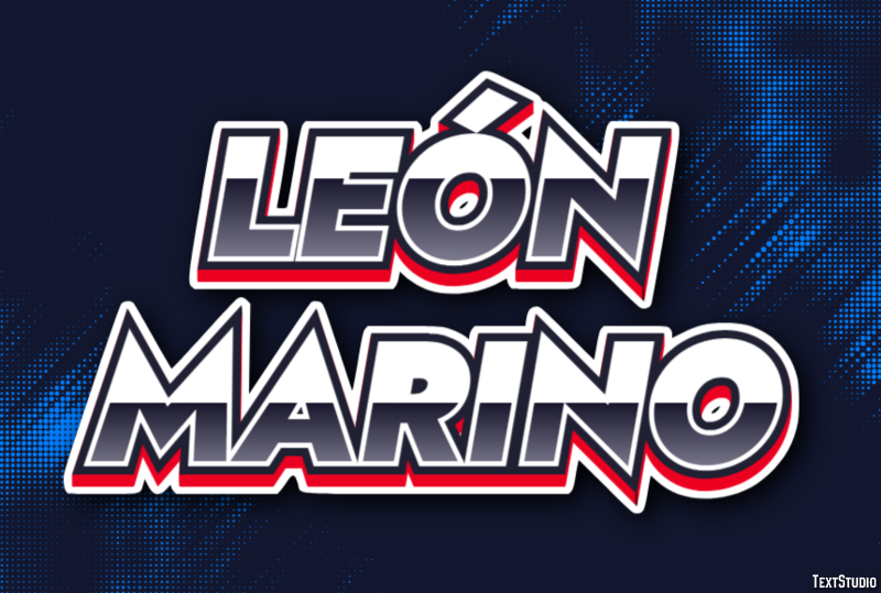 León Marino Efecto de Texto