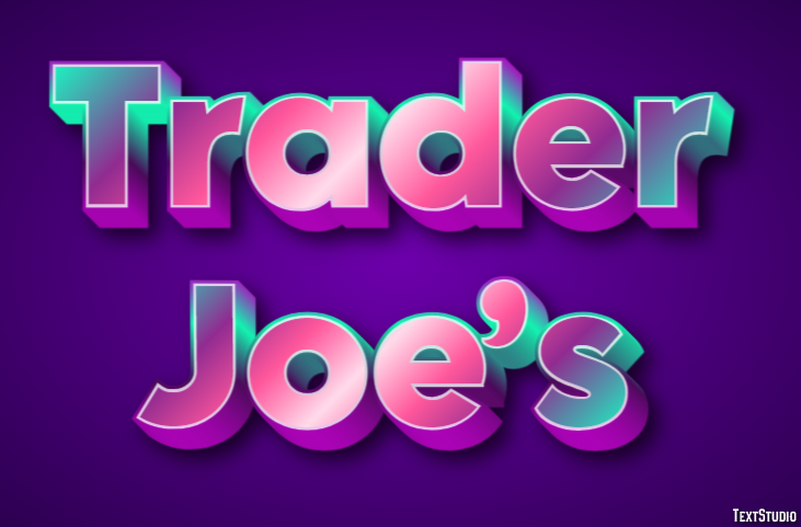 Trader Joe’s Effet de texte