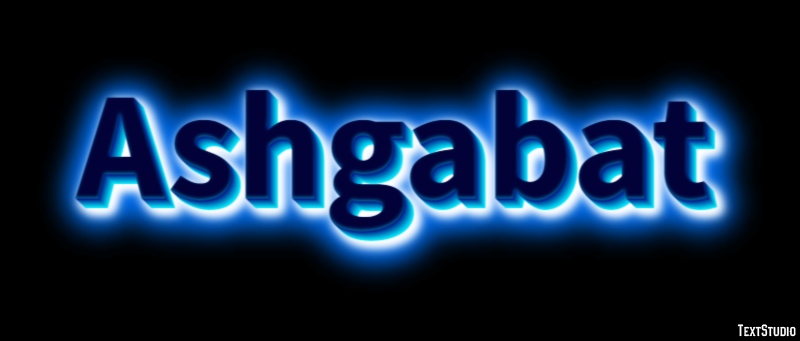Ashgabat Texteffekt