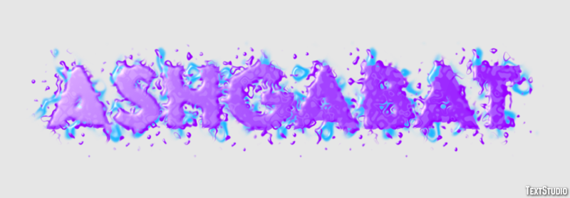 Ashgabat Texteffekt