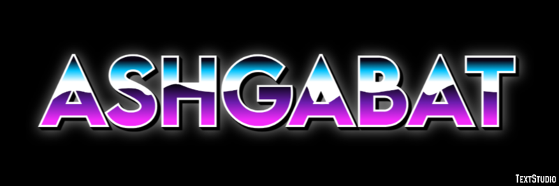 Ashgabat Текстовый эффект