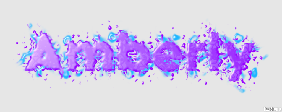 Amberly Effet de Texte