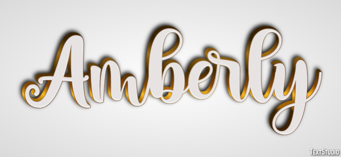 Amberly Text Effect