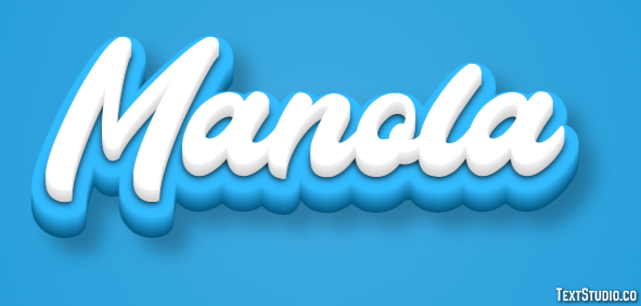 Manola Efecto de Texto