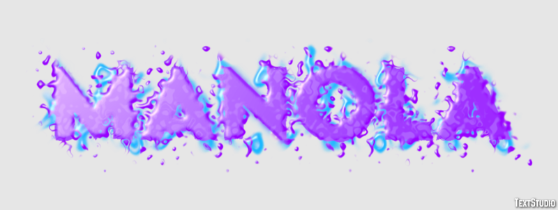Manola Efecto de Texto
