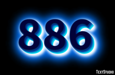 886 Text Effect