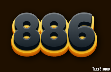 886 Text Effect