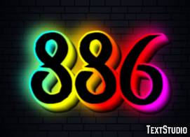 886 Text Effect