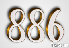 886 Text Effect