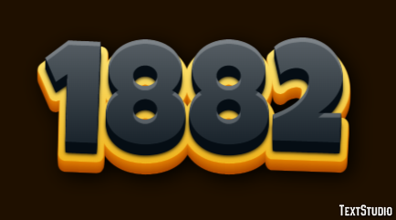 1882 Tekst Effect