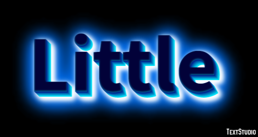 Little Effetto testo