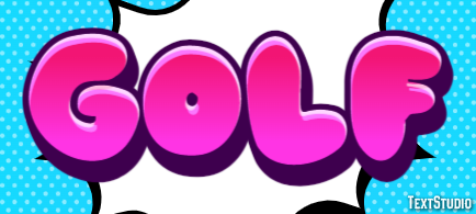 Golf Text effect