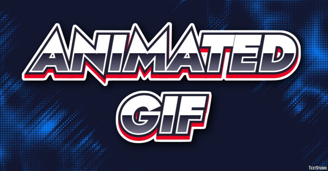 Animated GIF Text Effect